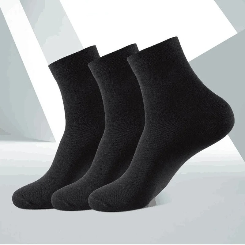 HSS 10 คู่ถุงเท้าผู้ชายผ้าฝ้าย - Dress Sock Men บทวิจารณ์และราคา