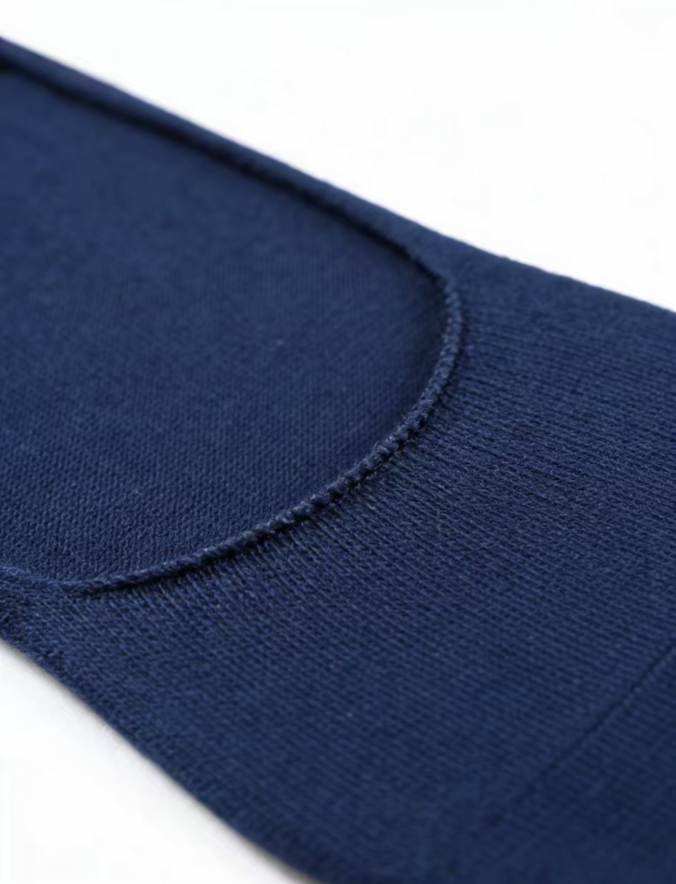 ถุงเท้าแบบซ่อนส้นสีน้ำเงินกรมท - No Show Sock Women บทวิจารณ์และราคา