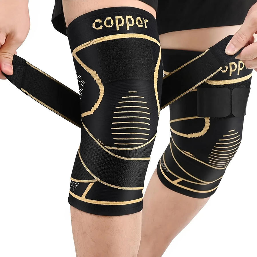 ปลอกรัดเข่าใยทองแดง ระบายอากาศ - Compression Sleeve Calf บทวิจารณ์และราคา